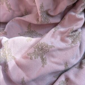 Kate Quinn Crib Sheet Pink floral Pattern Bedding toddler baby kids fitted